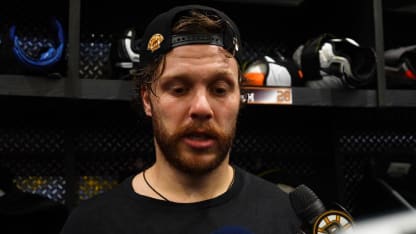 Locker Room Raw: David Pastrnak