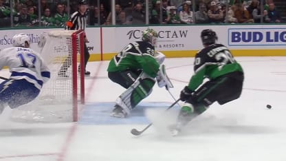 Guentzel flips in a backhand shot