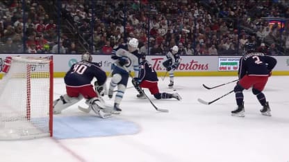 Nikolaj Ehlers with a Goal vs. Columbus Blue Jackets