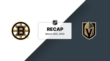 BOS at VGK | Recap