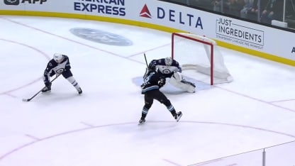 WPG@UTA: Cooley scores goal against Connor Hellebuyck