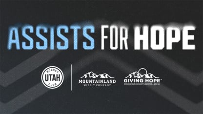 For every assist, Utah Hockey Club donates $20 to support Primary Children's Hospital. Help us make a difference with every play!