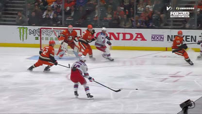 NYR@ANA: Panarin marque un but en A.N. contre Lukas Dostal