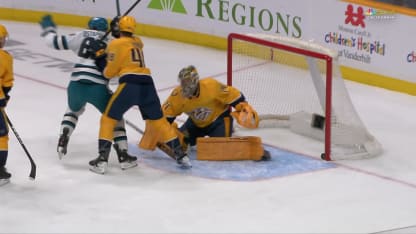Adam Gaudette with a Goal vs. Nashville Predators