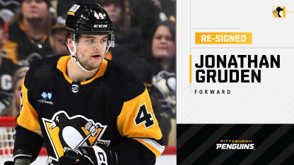 Penguins Re-Sign Jonathan Gruden