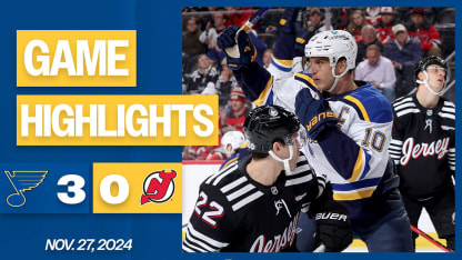 Highlights: STL 3, NJD 0