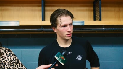 Boldy Postgame vs. Chicago 11/26