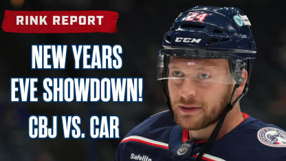 New Year's Eve Matchup! CBJ vs. CAR| Rink Report