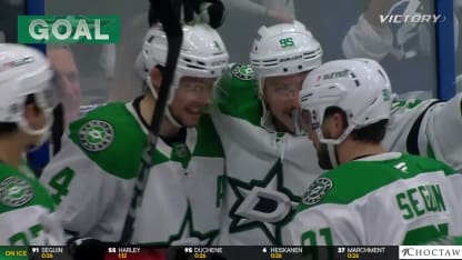 Heiskanen finishes Duchene's feed