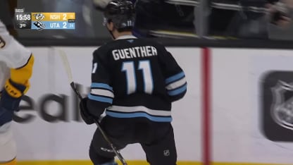 Guenther tucks in backhand