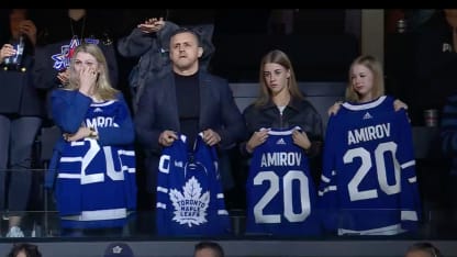 Toronto Maple Leafs honor late prospect Rodion Amirov