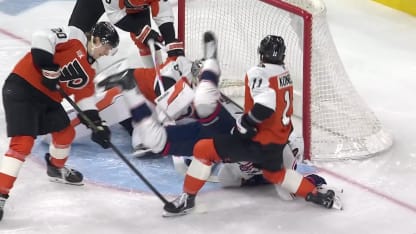 CBJ@PHI: Marchenko scores goal against Dan Vladar