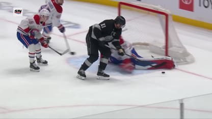 MTL@LAK: Dobeš with a great save against Anze Kopitar