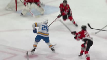 STL@CHI: Kyrou scores PPG against Arvid Soderblom