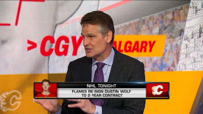 NHL Tonight: Dustin Wolf signs extension