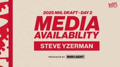 Steve Yzerman on John Gibson and the 2025 NHL Draft