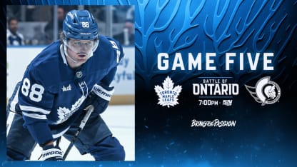 GAME FIVE: Toronto Maple Leafs vs. Ottawa Senators • April 29, 2025