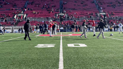 Ohio State 50 yard line