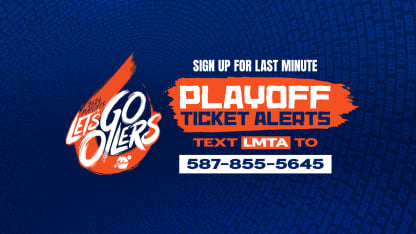 SIGN UP FOR LAST MINUTE PLAYOFF TICKET ALERTS. TEXT LMTA TO 587-855-5645