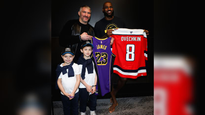 Ovechkin with LeBron