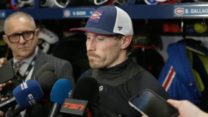 Après-match c. DAL : Gallagher