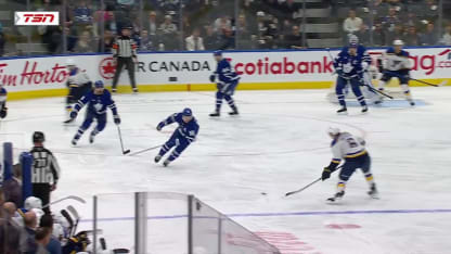 STL@TOR: Broberg gives Blues 1-0 lead