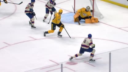 EDM@NSH: Hyman scores PPG against Juuse Saros