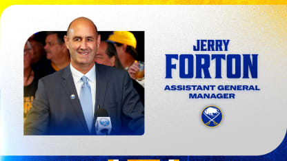 buffalo sabres promote forton to assistant general manager hire chris bergeron as amateur free agent scout
