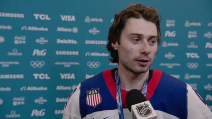 Quinn Hughes on how proud he is of brother, Jack Hughes