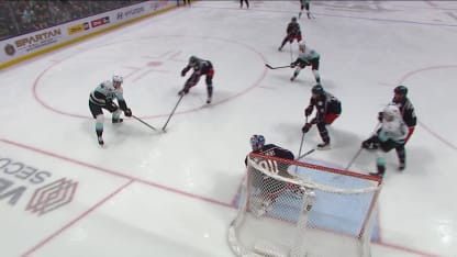 SEA@CBJ: Kakko scores goal against Elvis Merzlikins