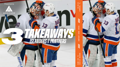 3 Takeaways: Isles Pull Out 3-2 Win over Panthers 