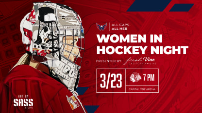 Capitals To Host Women in Hockey Night March 23 at Capital One Arena