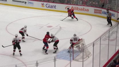 OTT@WSH: Wilson scores goal against Linus Ullmark