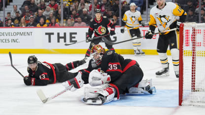 Ullmark silences Penguins with 24-save shutout