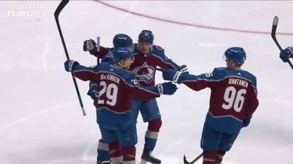 MacKinnon ties game with PPG
