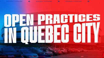 Canadiens announce pregame activities and open practices in Quebec City
