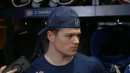 Après-match c. NYI : Caufield