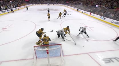 LAK@VGK: Samsonov with a great save against Alex Turcotte