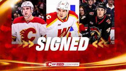Flames Re-sign Rory Kerins, Yan Kuznetsov And Jeremie Poirier - 15.07.25