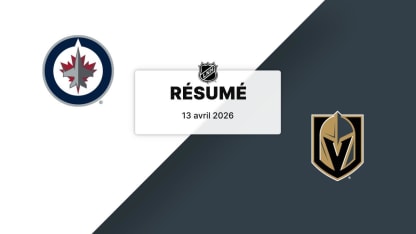 WPG vs VGK | Résumé | 13/04/2026