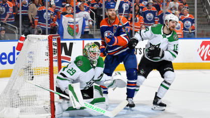 NHL EDGE stats Dallas Stars Edmonton Oilers 2025 Western Conference Final