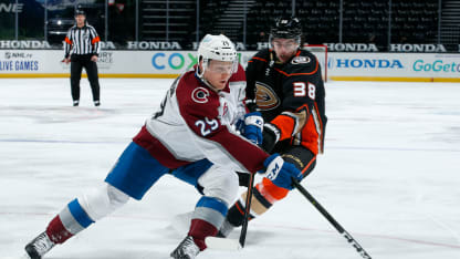 Nathan MacKinnon Anaheim Ducks 2021 January 22