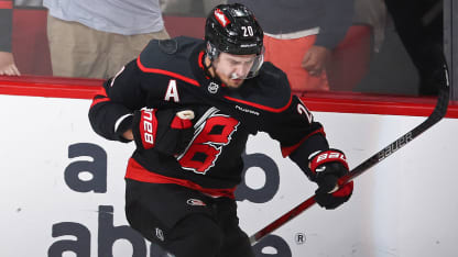 Aho kicks off scoring with stellar wrister