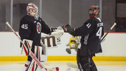 Jonathan Bernier Scott Wedgewood practice