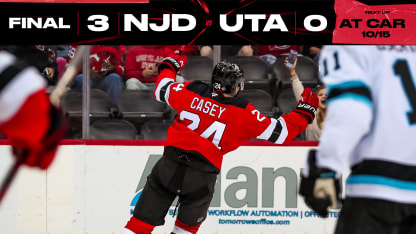 DEVILS VS UTAH HC 10/14/24 GAME STORY