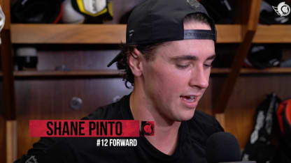 Shane Pinto Pregame Media vs VAN