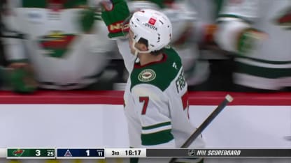 MIN@COL: Faber scores goal against Mackenzie Blackwood