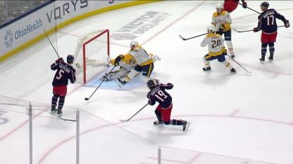 Fantilli strikes on the rush