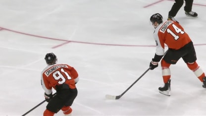 CAR@PHI: Kochetkov with a great save against Carl Grundstrom