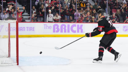 Stützle's second of the period